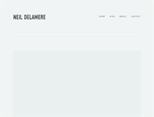 Tablet Screenshot of neildelamere.com